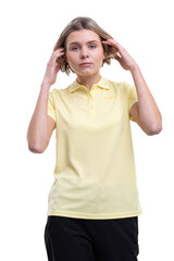 Icepeak sieviešu polo krekls BAYARD, gaiši dzeltens cena un informācija | T-krekli sievietēm | 220.lv