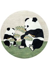 Paklājs Fauna Fan Panda 156, 107x107 cm cena un informācija | Paklāji | 220.lv