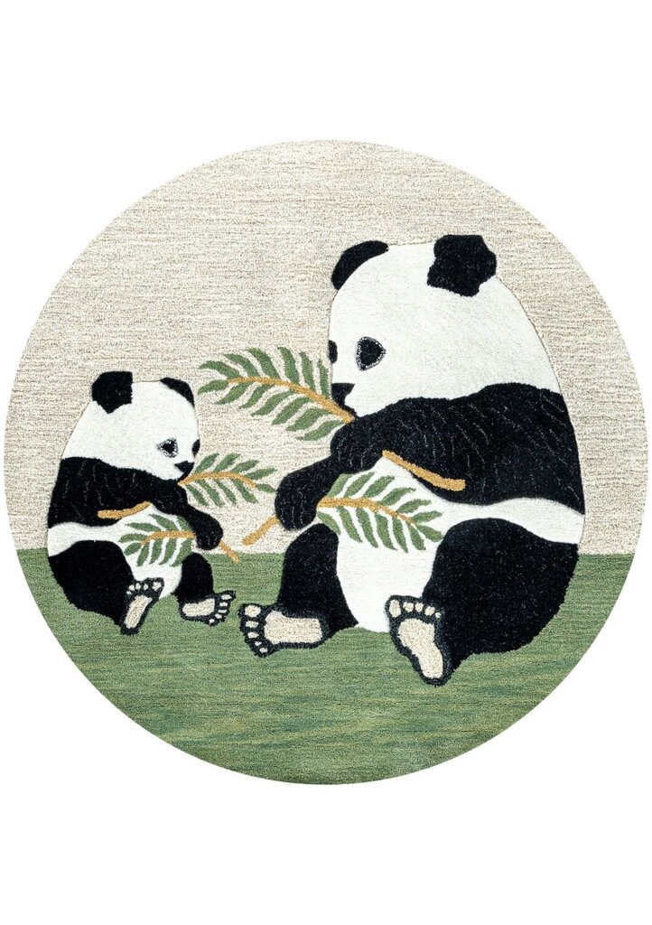 Paklājs Fauna Fan Panda 156, 107x107 cm цена и информация | Paklāji | 220.lv