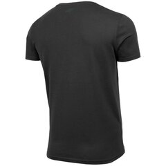 T-krekls 4F M H4Z22 TSM032 22S, melns cena un informācija | Sporta apģērbs vīriešiem | 220.lv