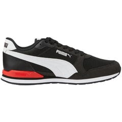 Vīriešu kedas Puma ST Runner v3 Siets 384640 08, melnbalts-sarkans cena un informācija | Sporta apavi vīriešiem | 220.lv