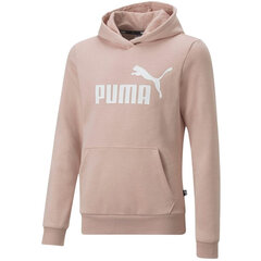 Bērnu džemperis Puma ESS Logo Hoodie FL 587031 47, bēšs cena un informācija | Jakas, džemperi, žaketes, vestes meitenēm | 220.lv