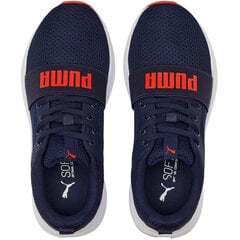 Puma Wired Run Jr bērnu apavi 374214 21, tumši zili цена и информация | Детская спортивная обувь | 220.lv