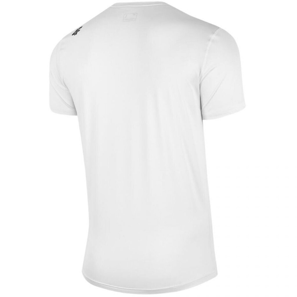 T-krekls 4F M H4Z22 TSMF351 10S, balts цена и информация | Vīriešu T-krekli | 220.lv