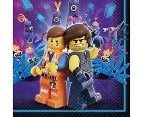 Салфетки бумажные "Lego Movie 2" 33 x 33 см, 16 шт 511711 цена и информация | Праздничная одноразовая посуда | 220.lv