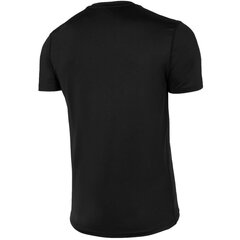 Vīriešu funkcionālais T-krekls 4F H4Z22 TSMF351 20S, melns cena un informācija | Vīriešu T-krekli | 220.lv
