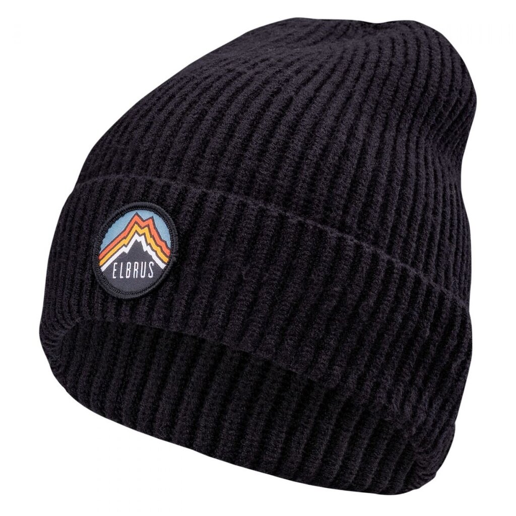 Cepure Elbrus Quentin, melna цена и информация | Vīriešu cepures, šalles, cimdi | 220.lv