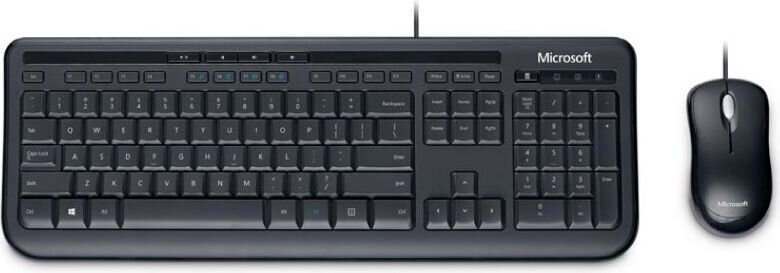 Microsoft Desktop 600 (3J2-00013), tastatūra+pele цена и информация | Klaviatūras | 220.lv