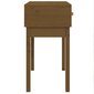 vidaXL konsoles galdiņš, medus brūns, 76,5x40x75 cm, priedes masīvkoks цена и информация | Konsoles galdiņi | 220.lv