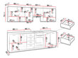 Virtuves komplekts Mir-Harvey 260 cena un informācija | Virtuves komplekti | 220.lv