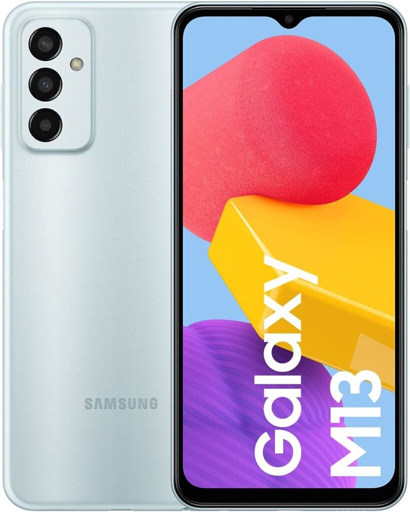 Samsung Galaxy M13, 4/128GB, Dual SIM, Light Blue цена и информация | Mobilie telefoni | 220.lv