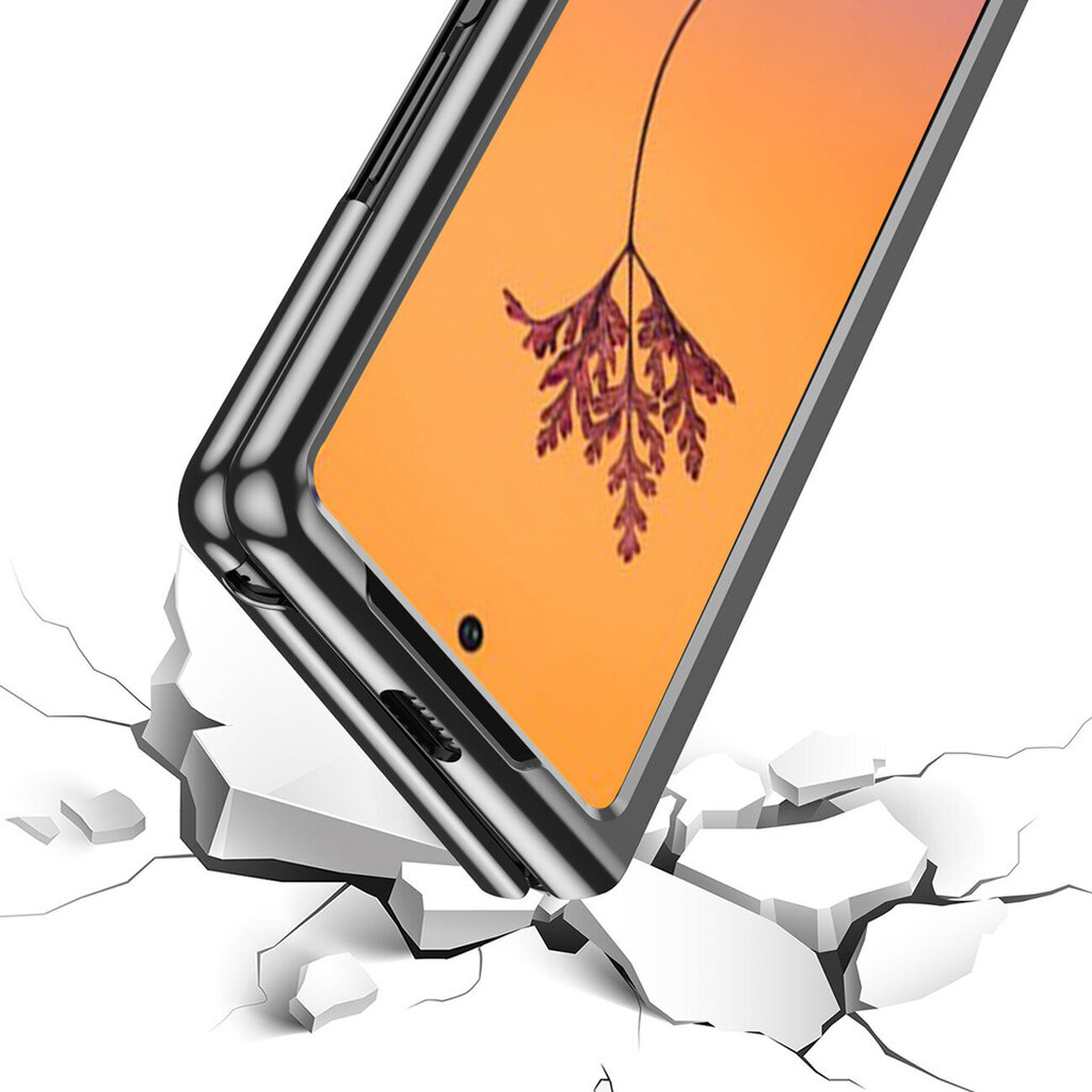 Plating Case piemērots Samsung Galaxy Z Fold 4, melns цена и информация | Telefonu vāciņi, maciņi | 220.lv