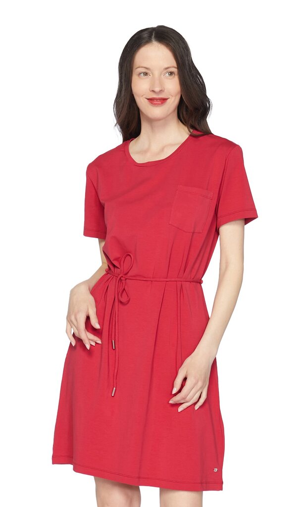 Luhta sieviešu kleita ASPHOLM, aveņu sarkana цена и информация | Kleitas | 220.lv