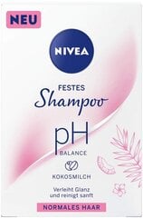 Cietais matu šampūns normāliem matiem Nivea PH Balance, 75 g cena un informācija | Šampūni | 220.lv