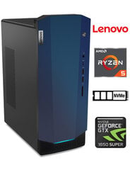 IdeaCentre Gaming 5 Ryzen 5 5600G 16GB 512GB SSD GTX 1650 Windows 10 Stacionārais dators cena un informācija | Stacionārie datori | 220.lv