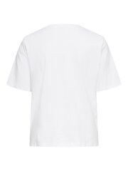 Женская футболка Only, 15286644*01, белый/желтый цвет, 5715369376936 цена и информация | Женские футболки | 220.lv