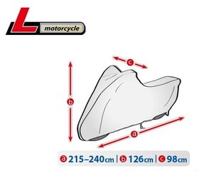 Trīsslāņu motocikla pārvalks L Kegel-Blazusiak 5-4174-248-3020 цена и информация | Мото принадлежности | 220.lv