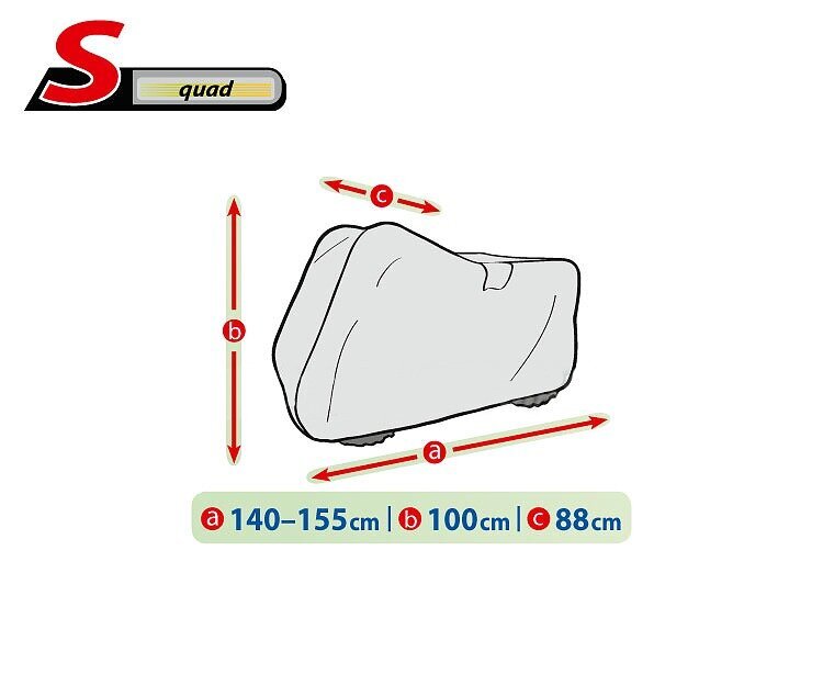 Kvadracikla pārvalks S Kegel-Blazusiak 5-4190-248-3020 cena un informācija | Moto piederumi | 220.lv