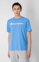Мужская футболка Champion 218531*BS034, бирюзовая, 8054112935752 цена и информация | Мужские футболки | 220.lv