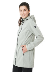 Женская куртка softshell Icepeak ALBANY, серо-зеленая цена и информация | Женские куртки | 220.lv
