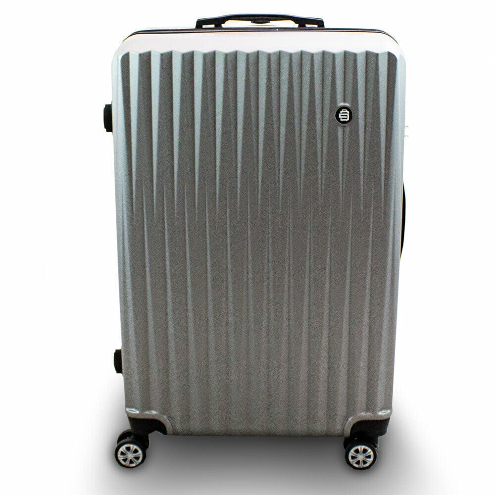 Koferu komplekts, 3gab, pelēks cena un informācija | Koferi, ceļojumu somas | 220.lv