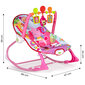 Bērnu šūpuļkrēsls, 0+ gadi, rozā cena un informācija | Bērnu šūpuļkrēsliņi | 220.lv