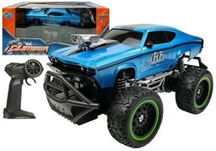 Tālvadības pults Car R/C 6,5 km/h High Wheels Blue цена и информация | Игрушки для мальчиков | 220.lv