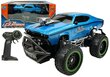 Tālvadības pults Car R/C 6,5 km/h High Wheels Blue цена и информация | Rotaļlietas zēniem | 220.lv