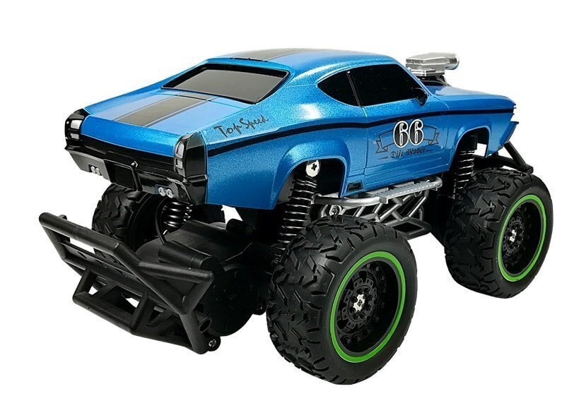 Tālvadības pults Car R/C 6,5 km/h High Wheels Blue cena un informācija | Rotaļlietas zēniem | 220.lv