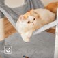 Kaķu skrāpis 191cm, pelēkā krāsā PCT191W01 cena un informācija | Kaķu mājas, nagu asināmie | 220.lv