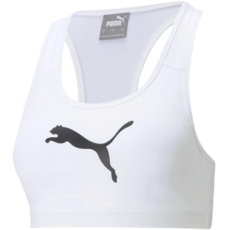 Puma sporta krūšturis sievietēm Mid Impact 4Keeps 520304 52, balts cena un informācija | Sporta apģērbs sievietēm | 220.lv