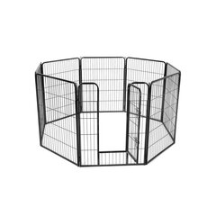Suņu būris Feandrea, izgatavots no 8 paneļiem 77 x 100 cm cena un informācija | Transportēšanas būri, somas | 220.lv