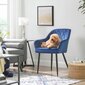 Ēdamistabas krēslu komplekts Velvet, 4 gab., zils cena un informācija | Virtuves un ēdamistabas krēsli | 220.lv