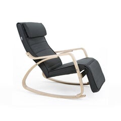 Кресло-качалка LYY10G, цвет серый цена и информация | Кресла в гостиную | 220.lv