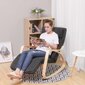 Šūpuļkrēsls LYY10G, pelēkā krāsā cena un informācija | Atpūtas krēsli | 220.lv