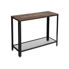 Консольный стол LNT80X, коричневый/черный цена и информация | Столы-консоли | 220.lv