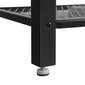 Konsoļu galds LNT80X, brūns/melns cena un informācija | Konsoles galdiņi | 220.lv