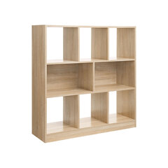 Деревянный книжный шкаф, 8 отделений цена и информация | Полки | 220.lv