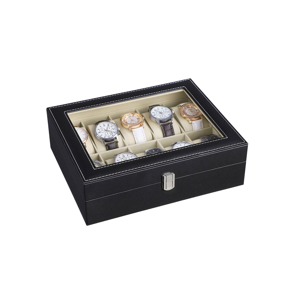 Stilīga pulksteņu kaste, 10 pulksteņi cena un informācija | Interjera priekšmeti | 220.lv