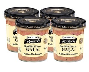 Sautētā tītara gaļa, Pamapol 280g x4gab cena un informācija | Konservēti produkti | 220.lv