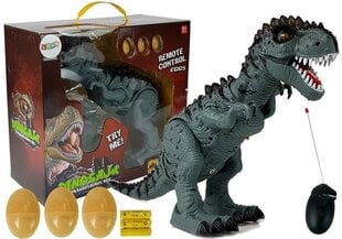 Tālvadības pults dinozaurs R / C pelēks ar skaņu цена и информация | Игрушки для мальчиков | 220.lv