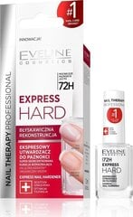 Nagu cietinātājs Eveline Nail Therapy Express Hard, 12 ml cena un informācija | Nagu lakas, stiprinātāji | 220.lv