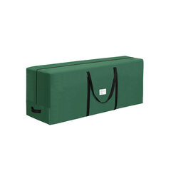 Ziemassvētku eglīšu uzglabāšanas soma, zaļa līdz 160 cm cena un informācija | Veļas grozi un mantu uzglabāšanas kastes | 220.lv