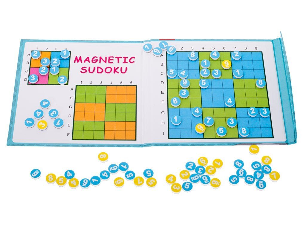Magnētiska sudoku puzles spēle cena un informācija | Attīstošās rotaļlietas | 220.lv