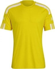 Футбольная футболка Adidas Squadra 21 JSY M GN5728, желтая цена и информация | Футбольная форма и другие товары | 220.lv