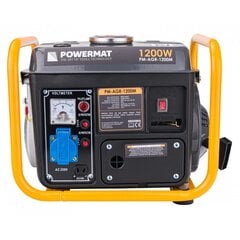 Benzīna elektroģenerators Powermat 1200W цена и информация | Электрогенераторы | 220.lv