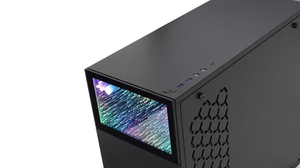 Case|IN WIN|MidiTower|Not included|ATX|MicroATX|MiniITX|Colour Black|N127 цена и информация | Datoru korpusi | 220.lv