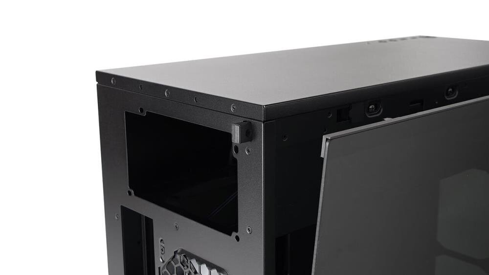 Case|IN WIN|MidiTower|Not included|ATX|MicroATX|MiniITX|Colour Black|N127 цена и информация | Datoru korpusi | 220.lv