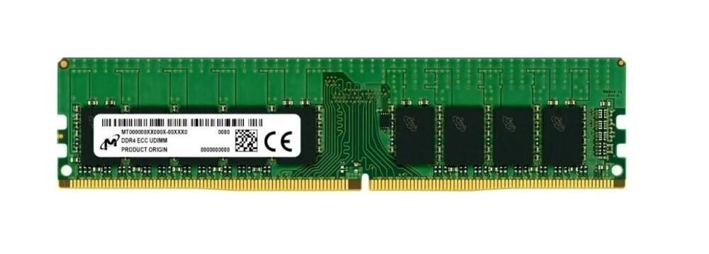 Servera atmiņas modulis|MICRON|DDR4|16GB|UDIMM/ECC|3200 MHz|CL 22|1.2 V|MTA18ASF2G72AZ-3G2R1R cena un informācija | Operatīvā atmiņa (RAM) | 220.lv