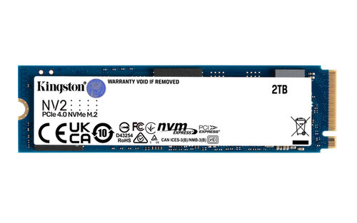 Жесткий диск SSD|KINGSTON|NV2|2TB|M.2|PCIE|NVMe|Write speed 2800 MBytes/sec|Read speed 3500 MBytes/sec|2.2 мм|TBW 640 TB|MTBF 1500000 hours|SNV2S/2000G цена и информация | Внутренние жёсткие диски (HDD, SSD, Hybrid) | 220.lv